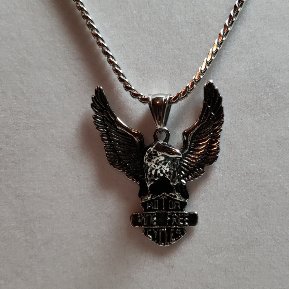 Mens Eagle Necklace